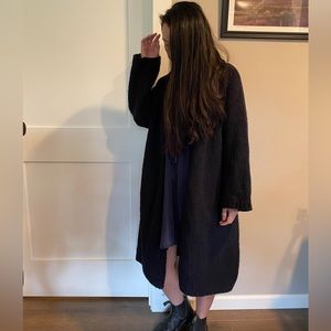 TOAST Wool Knitted Coat Midnight Blue size XS/S